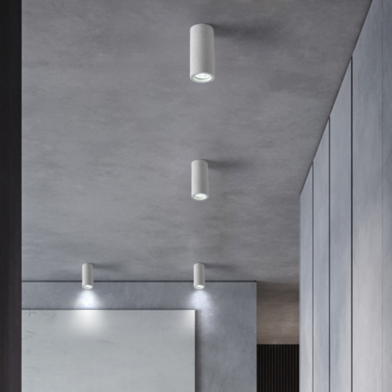 Mystic - Cement Cilinder LED Plafondlamp - Minimalistisch Design