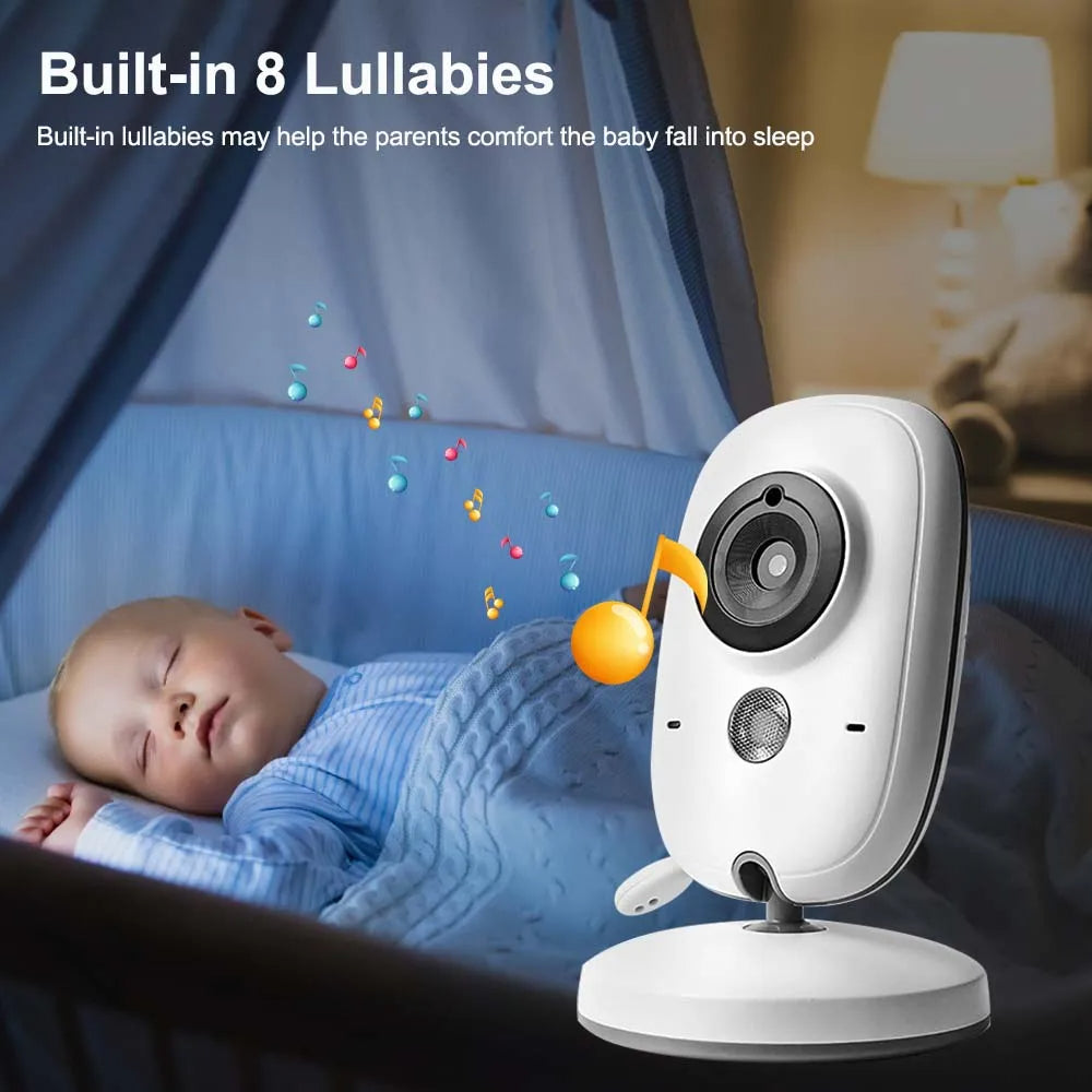 Digitale Babyfoon - 2.4G, 3.2 Inch LCD, Nachtzicht & Camera