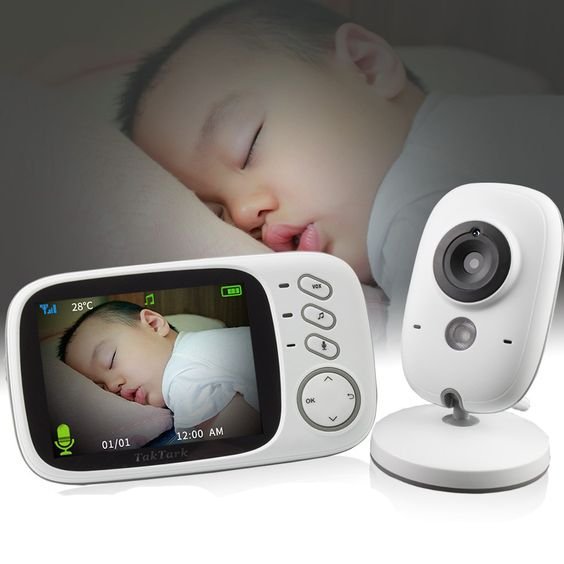 Digitale Babyfoon - 2.4G, 3.2 Inch LCD, Nachtzicht & Camera