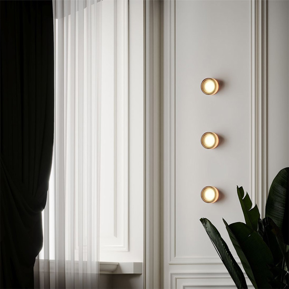 Mystic - Dimple Flush Mount Wandlamp