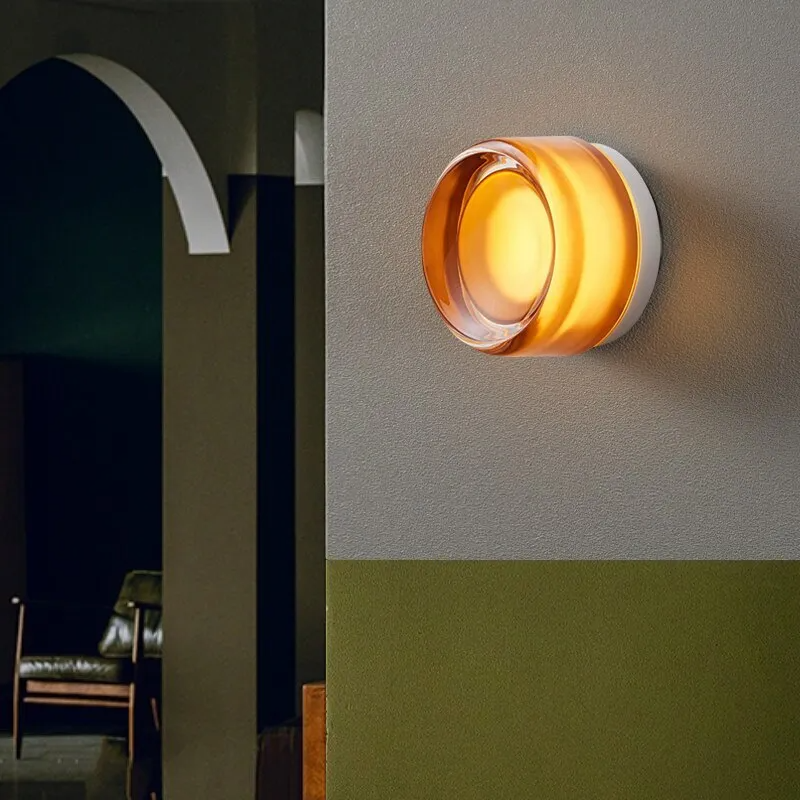 Mystic - Dimple Flush Mount Wandlamp