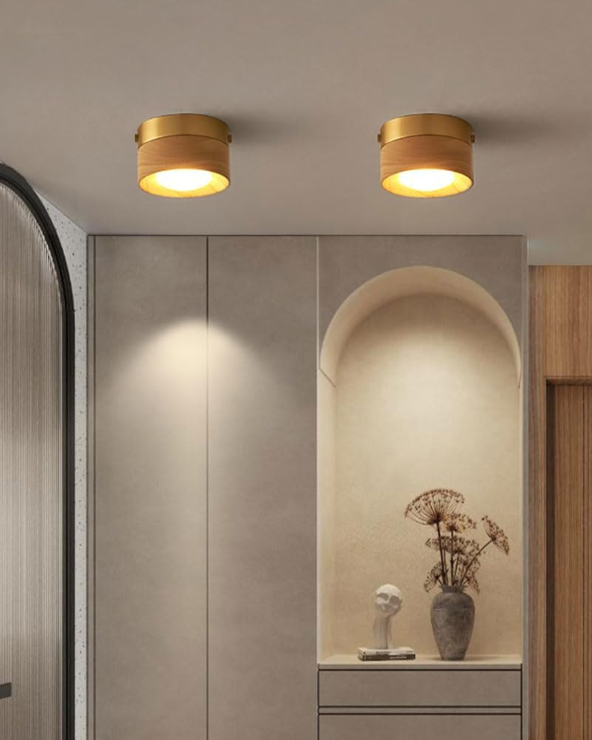 Elesso Lampade Verlichting met Natuurlijke Houten Accenten