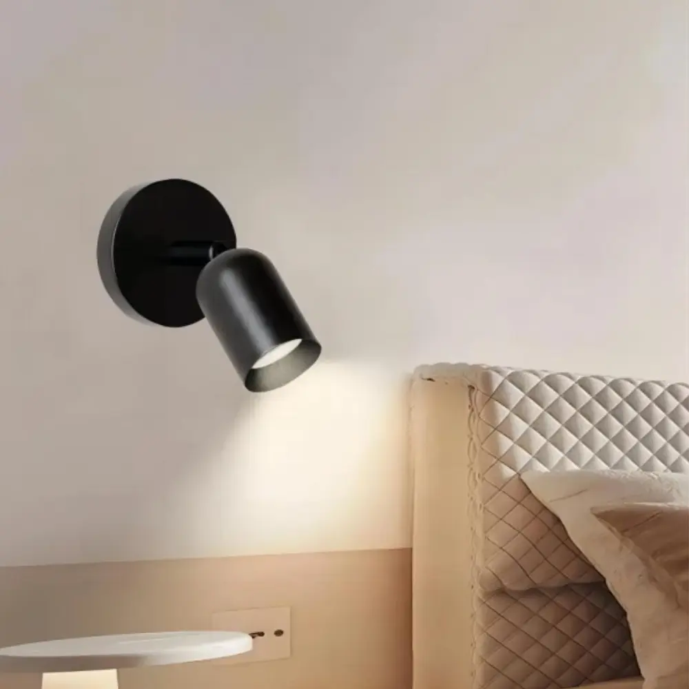 Fjordly - Minimalistische Zwarte Slaapkamer Wandlamp