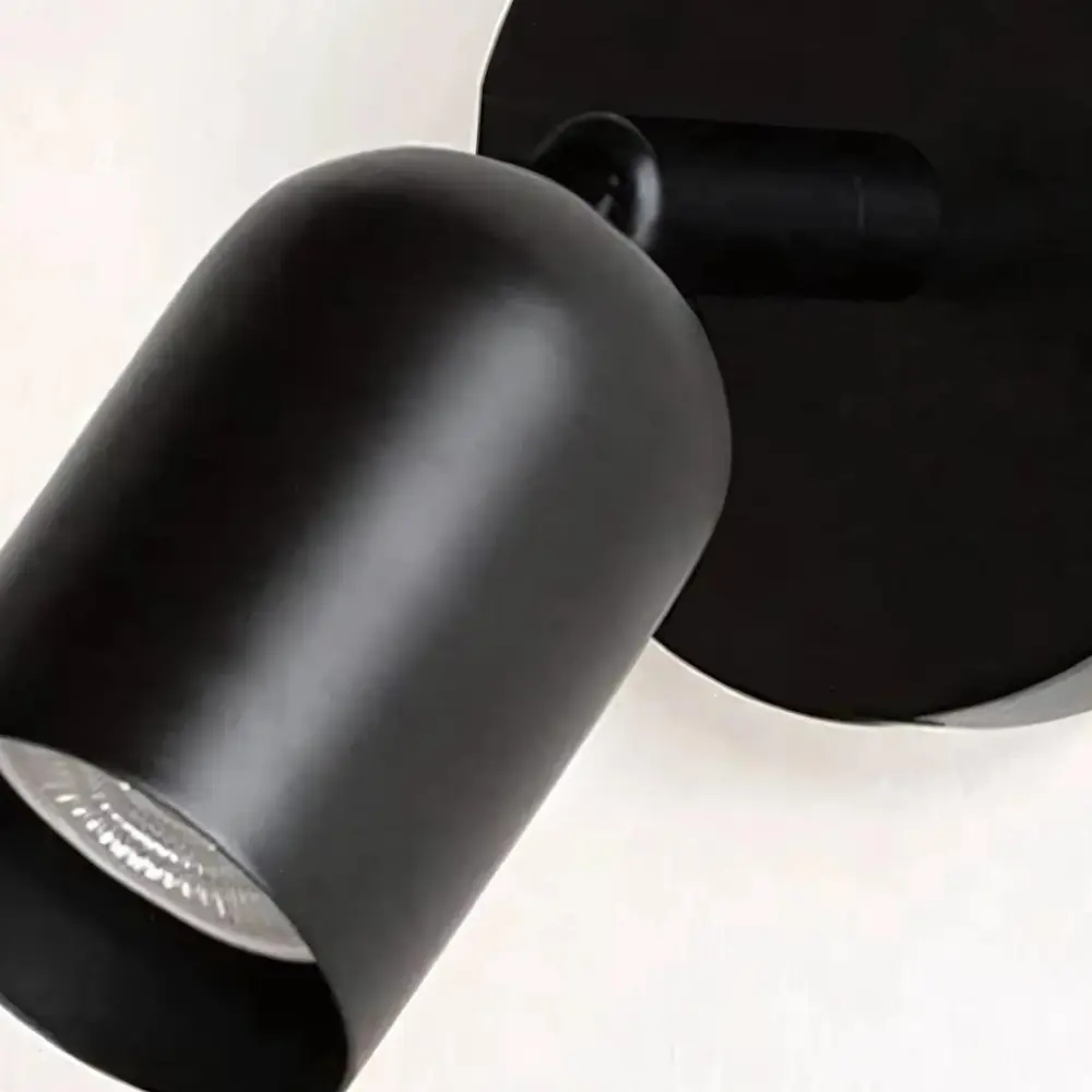 Fjordly - Minimalistische Zwarte Slaapkamer Wandlamp
