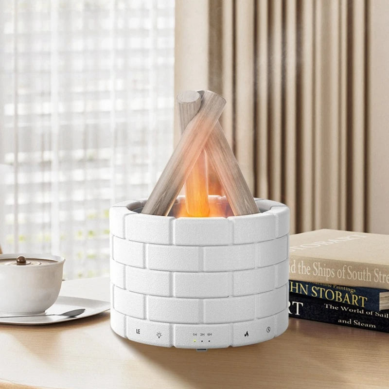 Forever Bonfire Diffuser - Vuur Effect Geur Verspreider Witte Baksteen