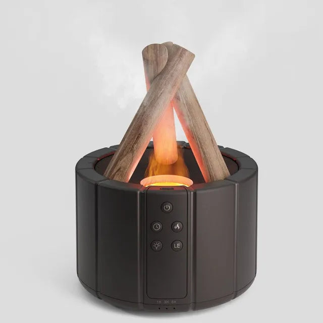 Forever Bonfire Diffuser - Vuur Effect Geur Verspreider Zwart