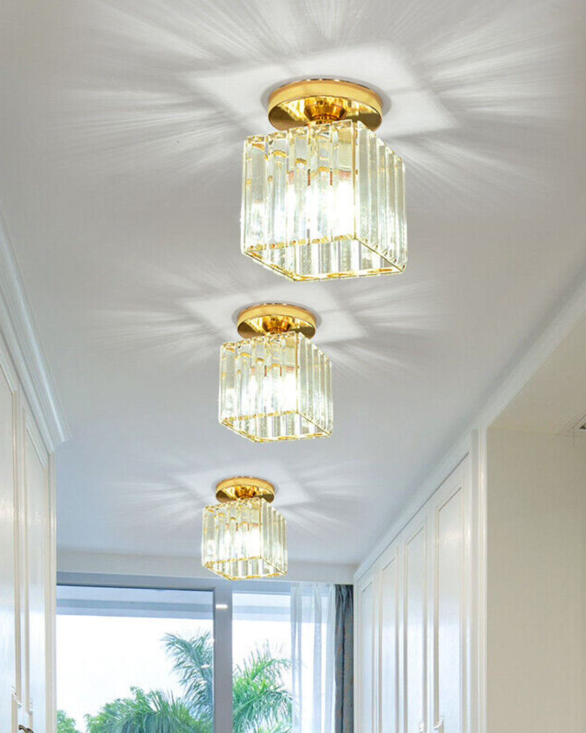 Fulgido - Elegante Plafondlamp Met Kristallen