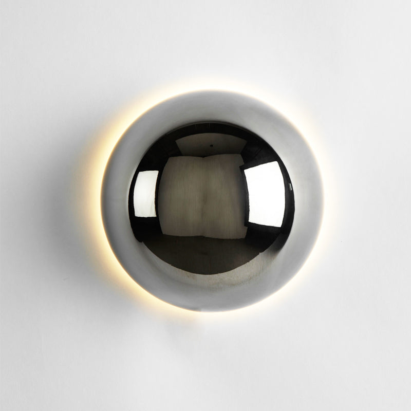 Glühzauber - Bauhaus Wandlamp in Middeleeuwse Stijl Chroom D15cm(6")