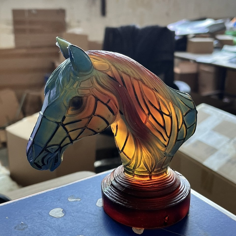 Glühzauber - Glas-in-Lood Stijl Dierenlampen Voor Betoverende Sfeer Lighting SEREIN