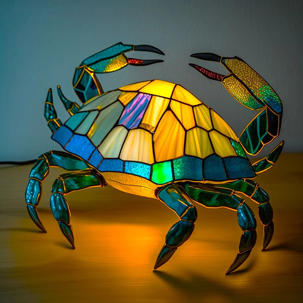 Glühzauber - Glas-in-Lood Stijl Dierenlampen Voor Betoverende Sfeer Lighting SEREIN