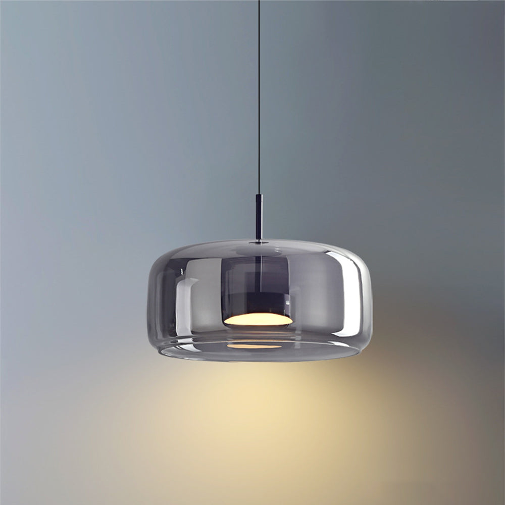 Glühzauber - Luxe Retro LED Hanglampen van Gouden Metaal en Glas