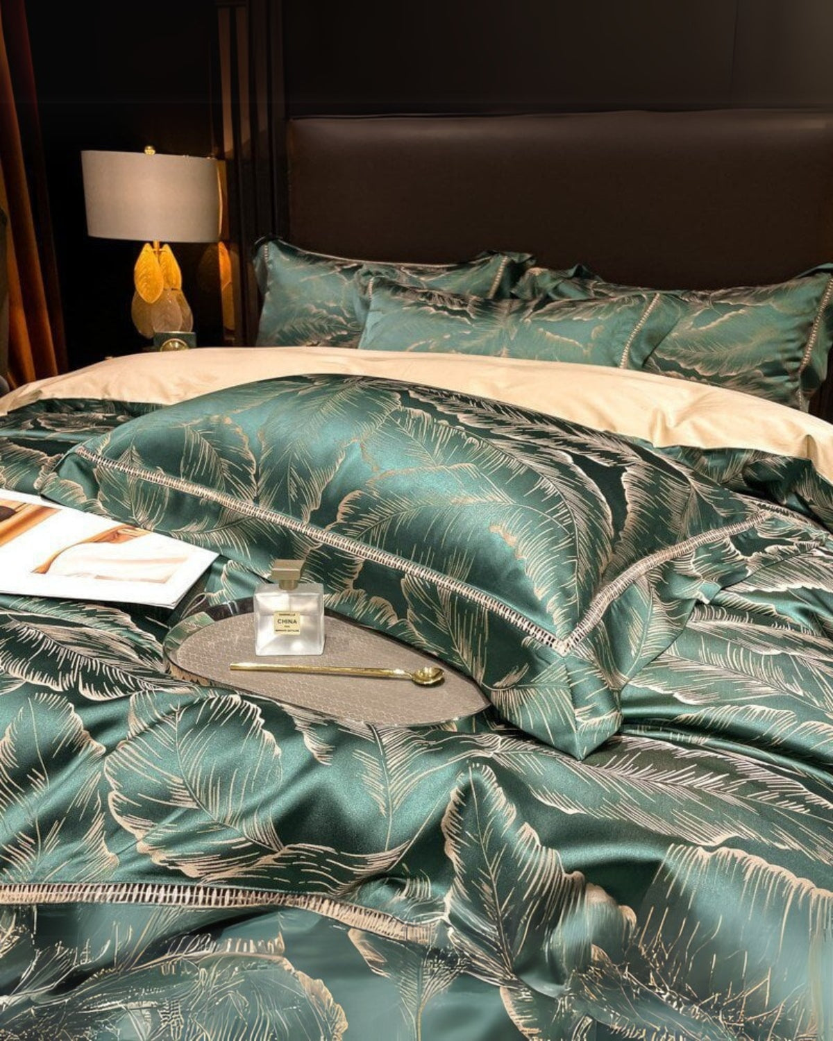 La Feuille Luxe Duvet Cover Set voor Slaapkamer