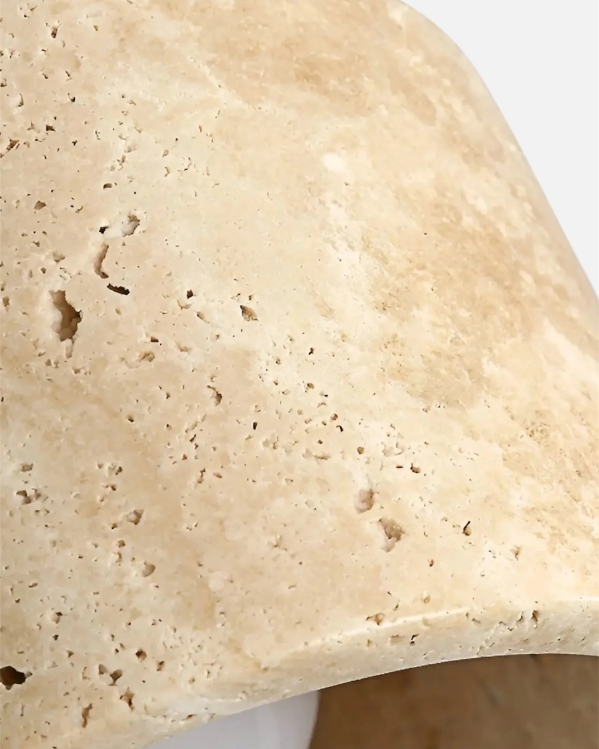 La Roche Travertine Plafondlamp voor een Luxe en Warme Sfeer