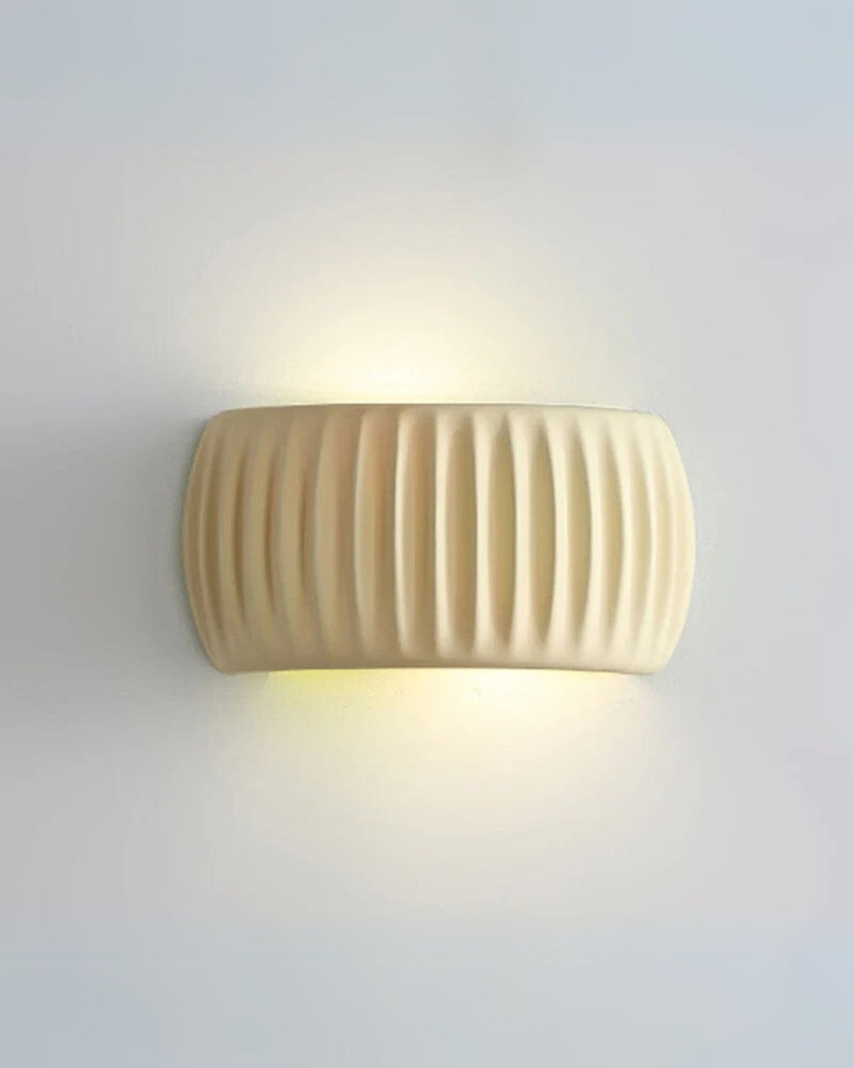 HUE - Soleil Wandlamp met Golfvormige Design Crème
