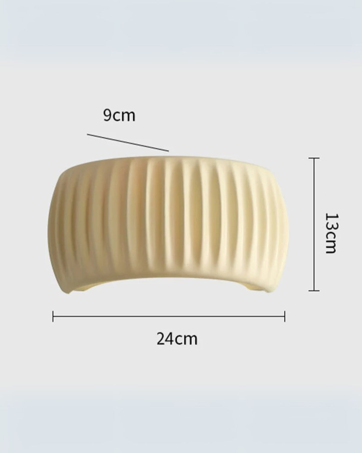 HUE - Soleil Wandlamp met Golfvormige Design