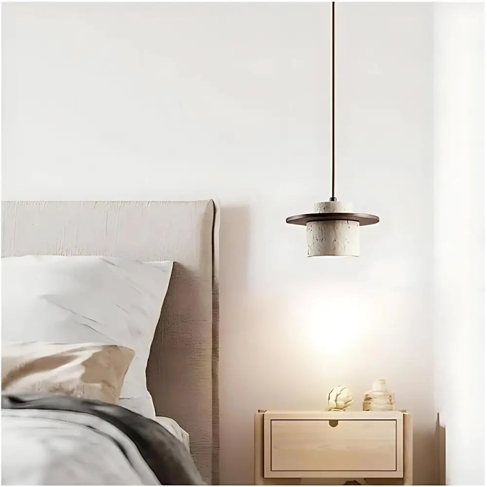 Lumino - Beton en Hout Hanglamp van Urban Light Design