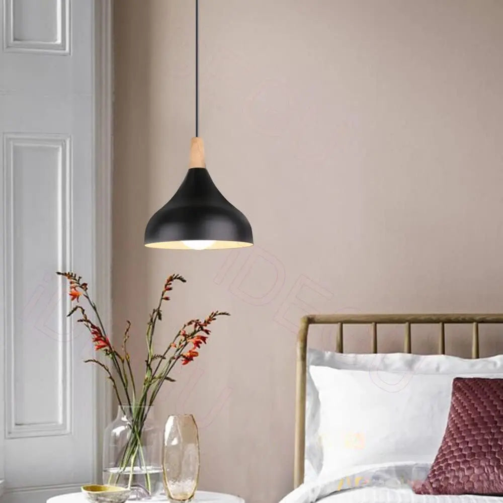 Lumino - Hanglamp met Houtaccenten voor Scandinavisch Interieur