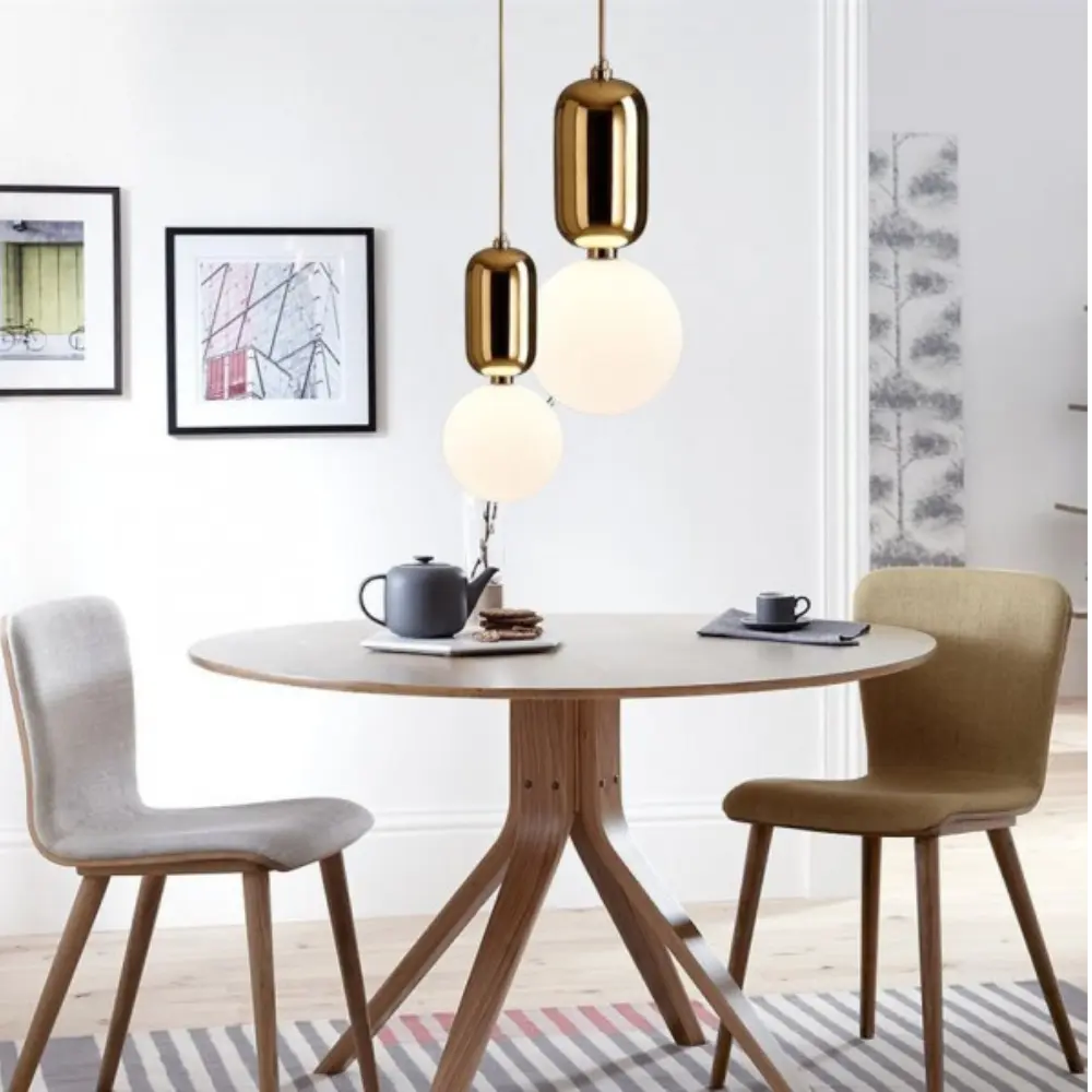 Lumino - Lustrous Gouden Hanglamp voor Elegant Interieur