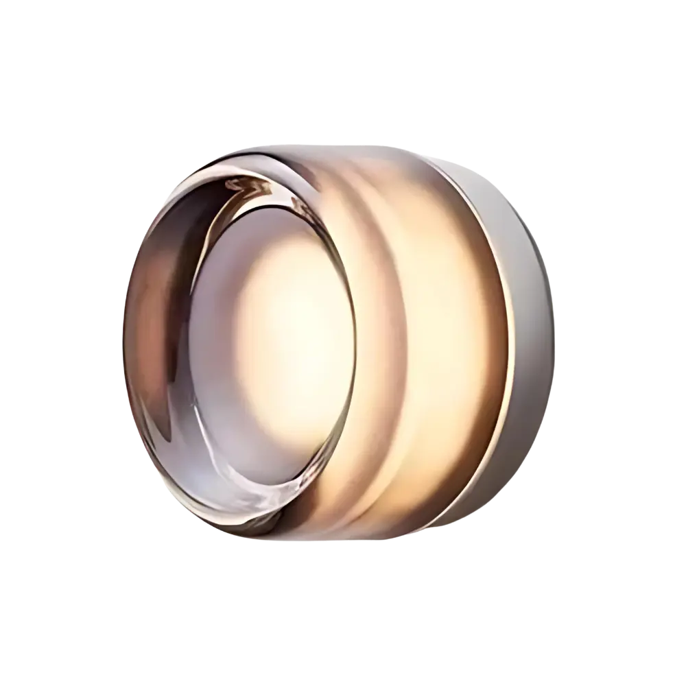 Lumino - Moderne Glazen Ronde Wandlamp