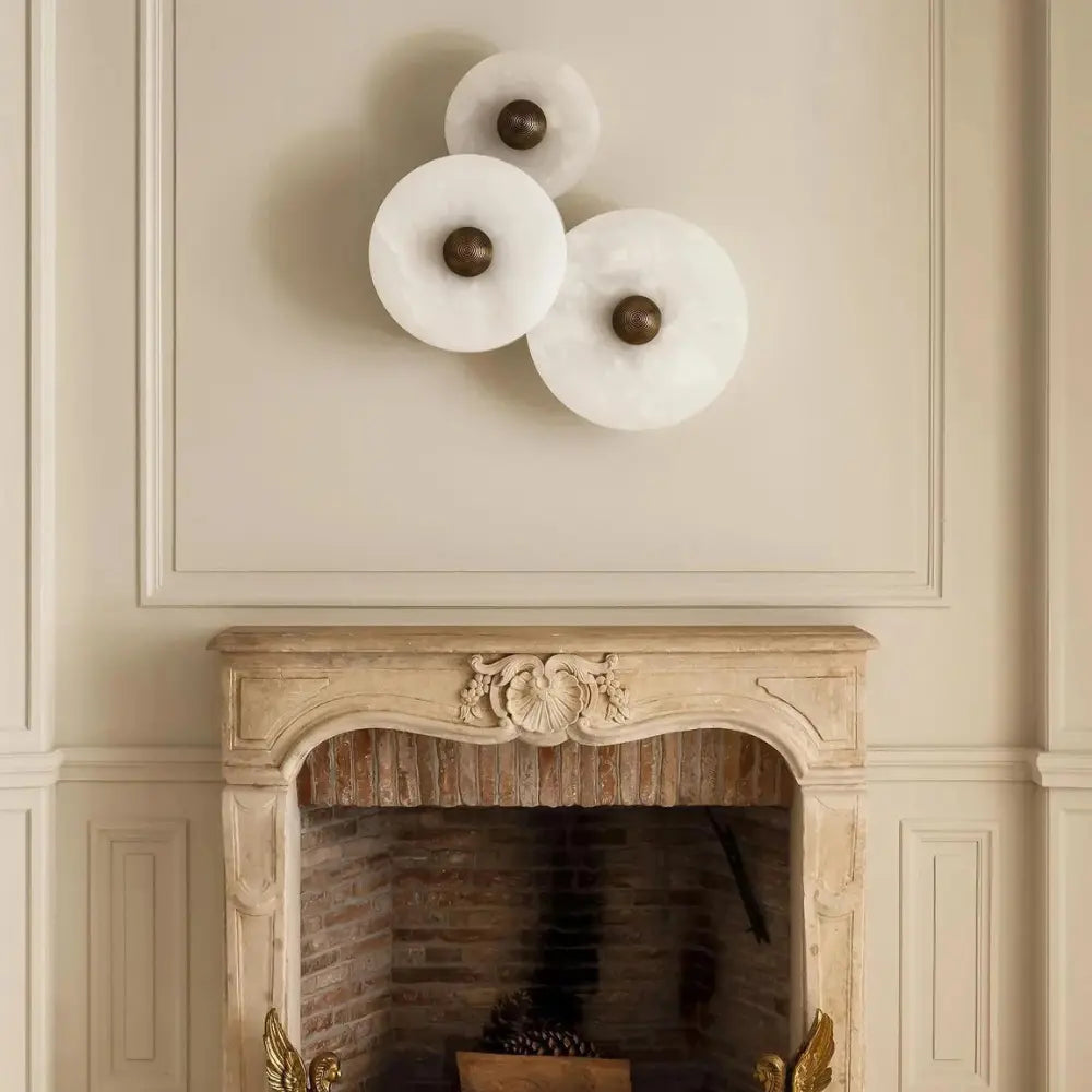 Lys & Ro - Wandlamp van Alabaster met Moderne Verlichting
