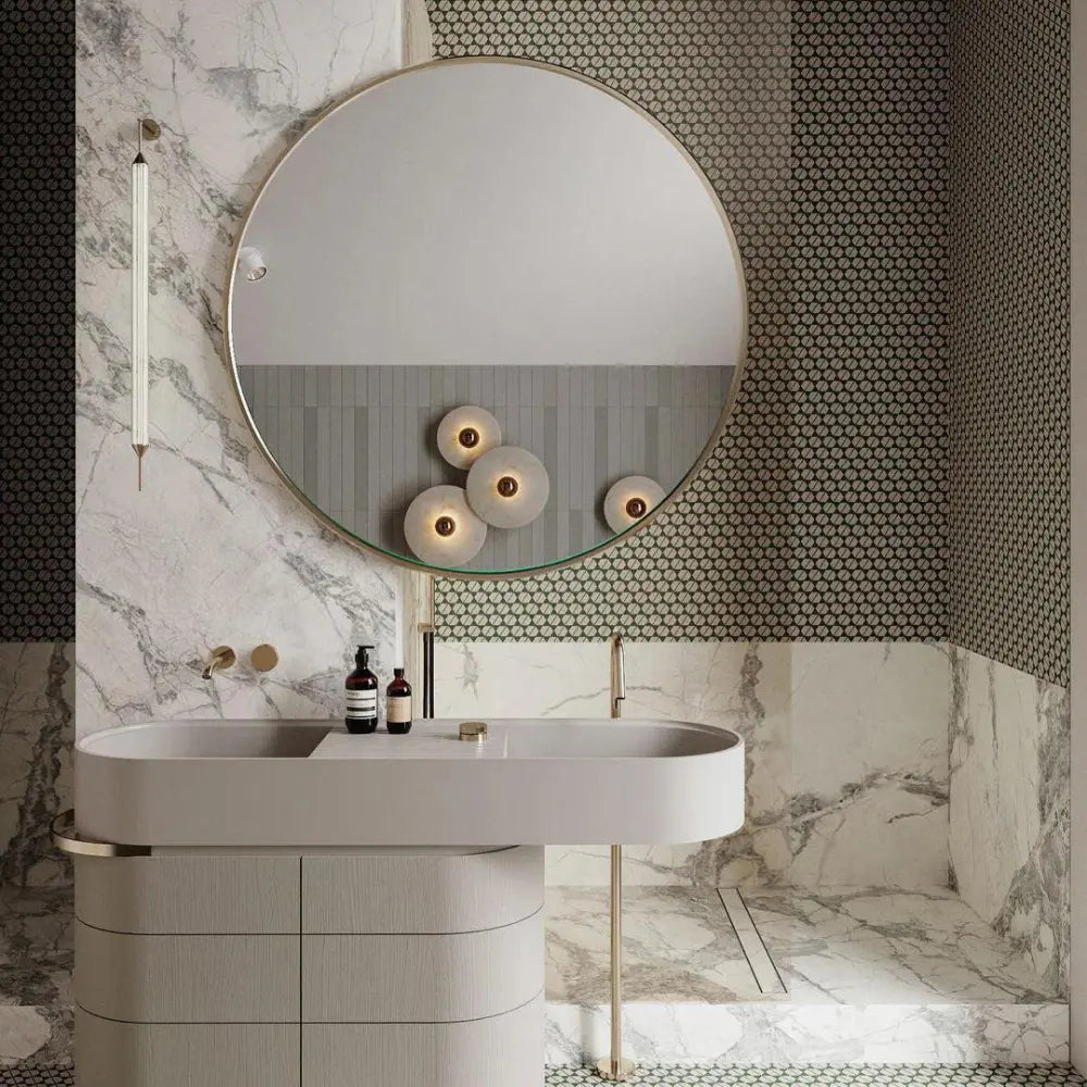 Lys & Ro - Wandlamp van Alabaster met Moderne Verlichting