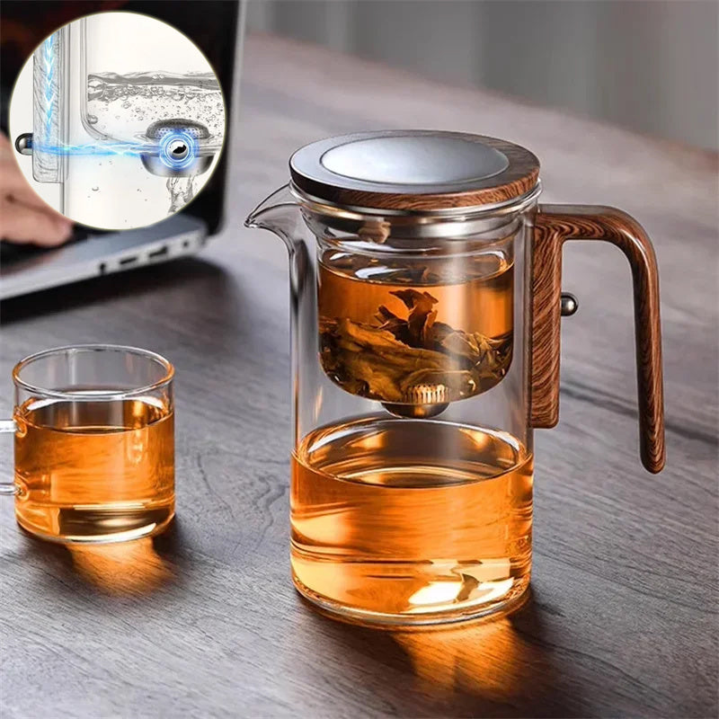 Magnetische Theepot met Scheidings- en Filtratiesysteem