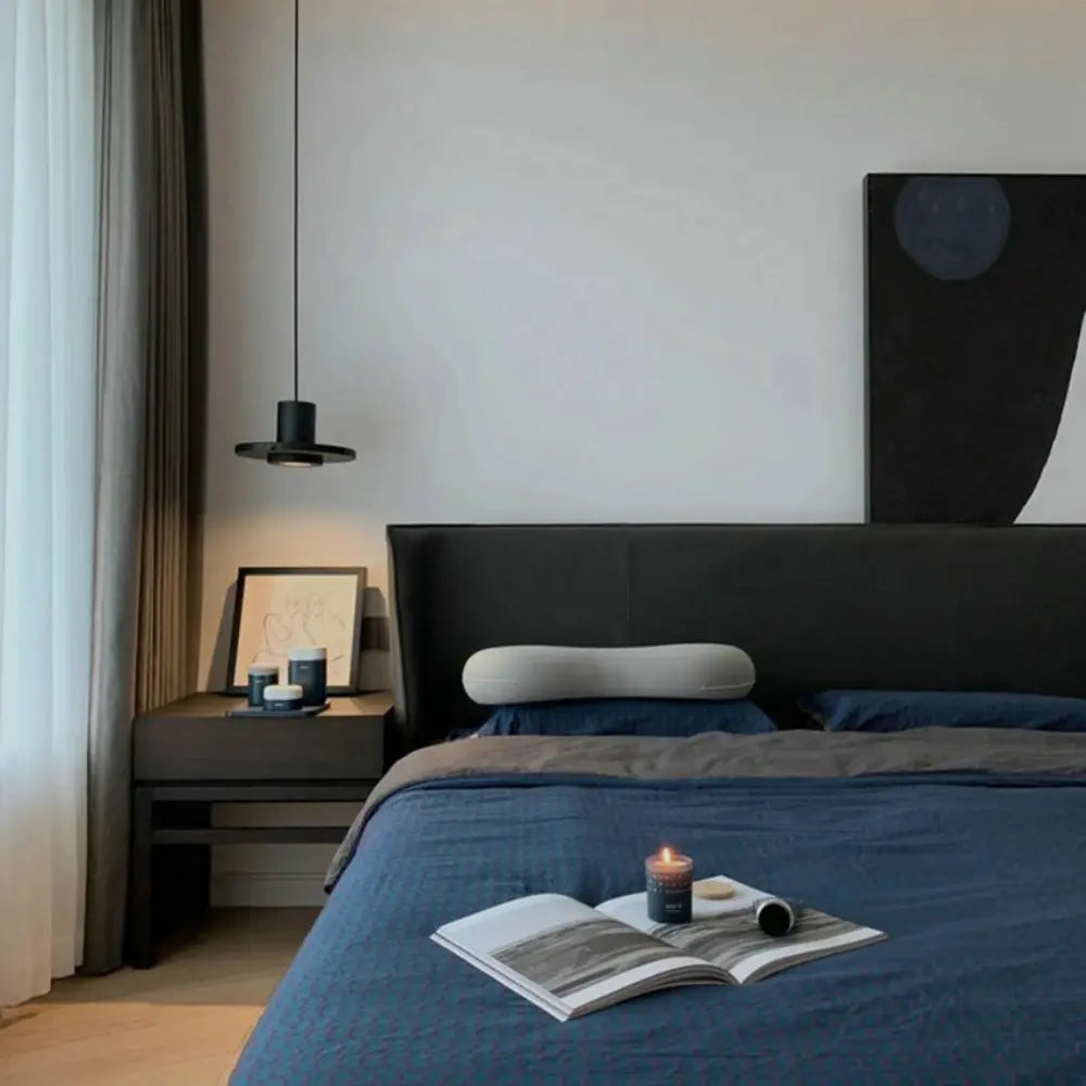 Morani Milano - Hanglamp van Luxe Zwart Natuursteen voor Modern Interieur