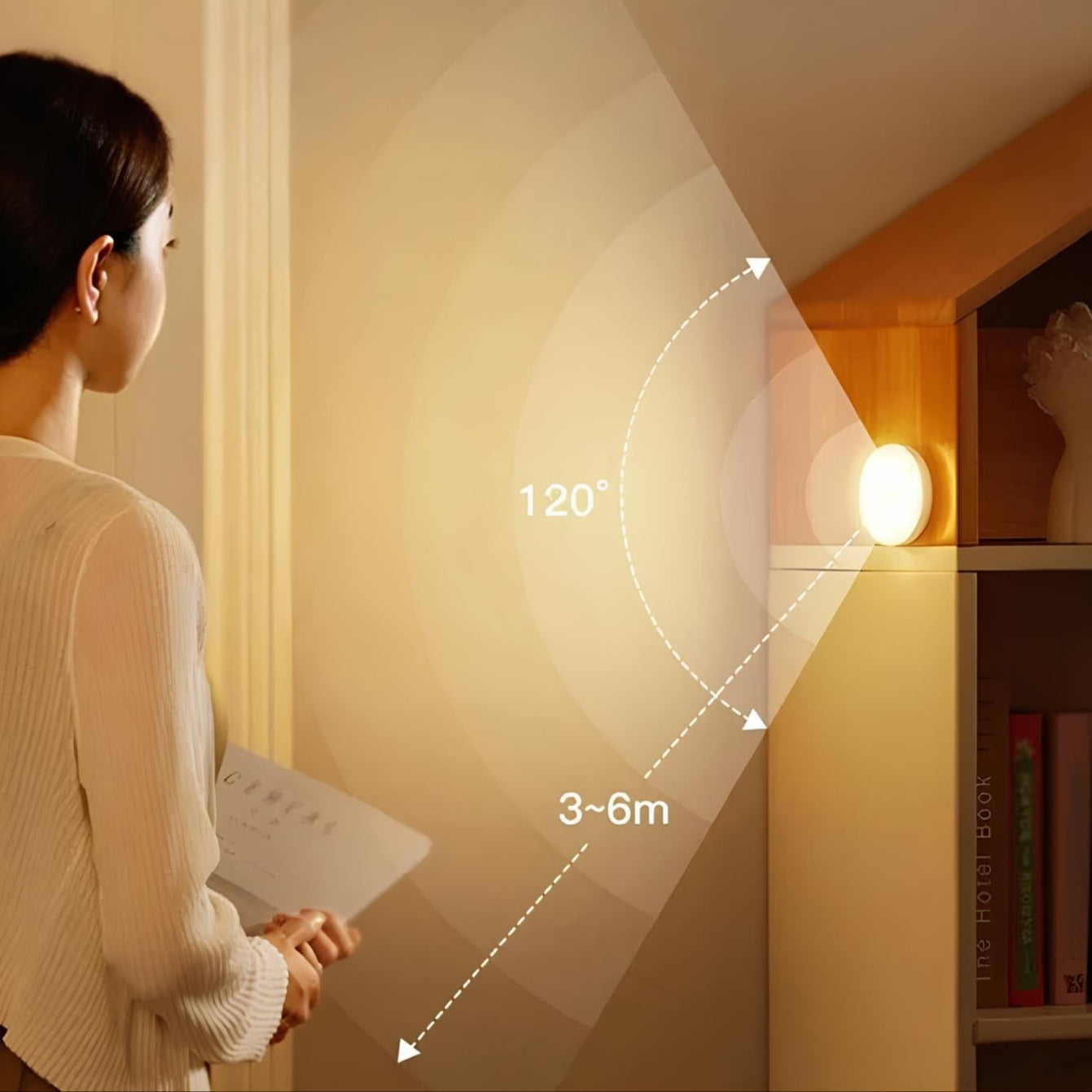Nørdix - Bewegingssensor Lamp met Energiezuinige Verlichting