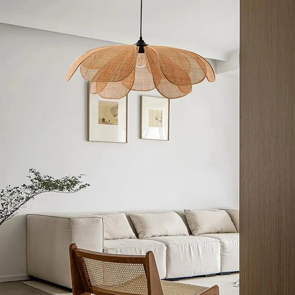 Nordlys - Lantern Rotan Bloem Hanglamp