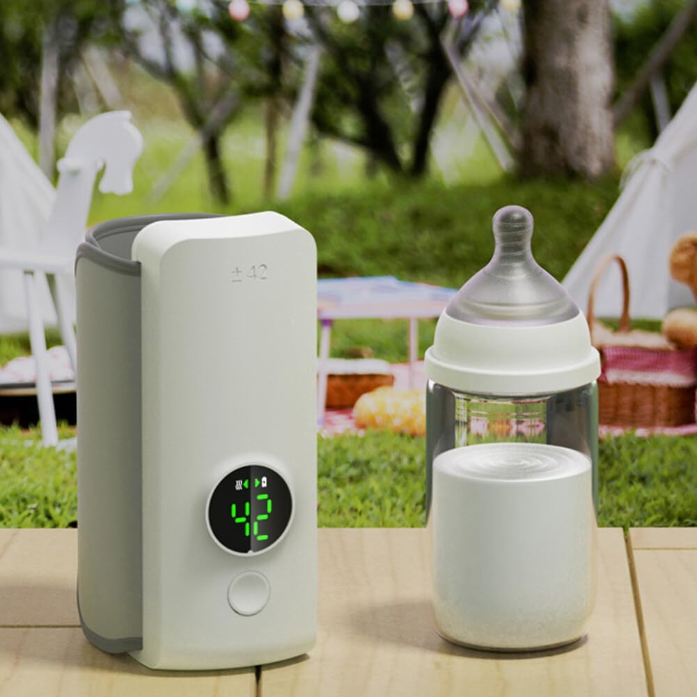 Oplaadbare Draagbare Flessenmelkverwarmer voor Baby Reizen