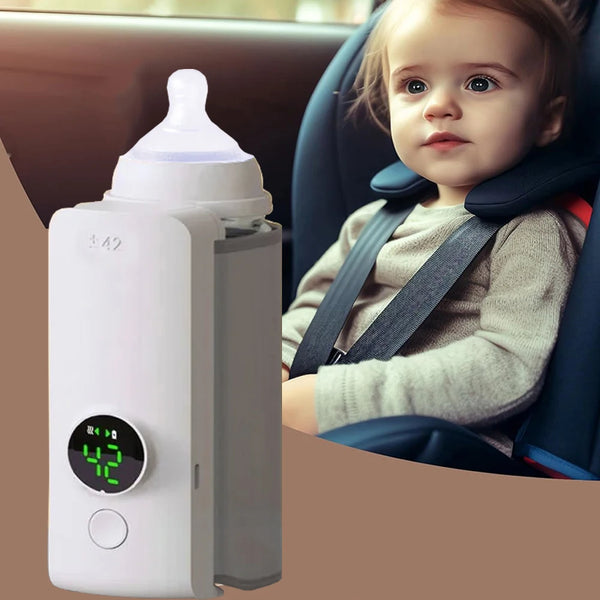 Oplaadbare Draagbare Flessenmelkverwarmer voor Baby Reizen