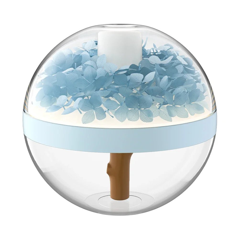 Oplaadbare Luchtbevochtiger met Eeuwige Bloem Design Blauw