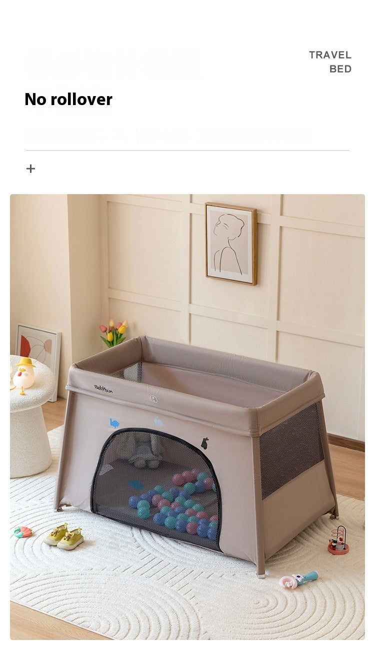 Opvouwbaar Aluminium Babybed met Opbergruimte en Organisatie