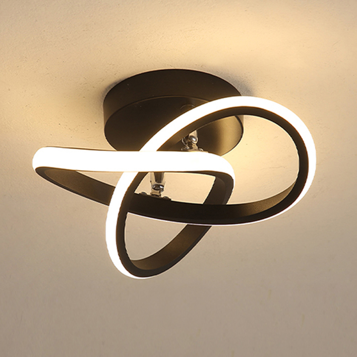 Lumino - Moderne en stijlvolle plafondlamp Zwarte Klaver
