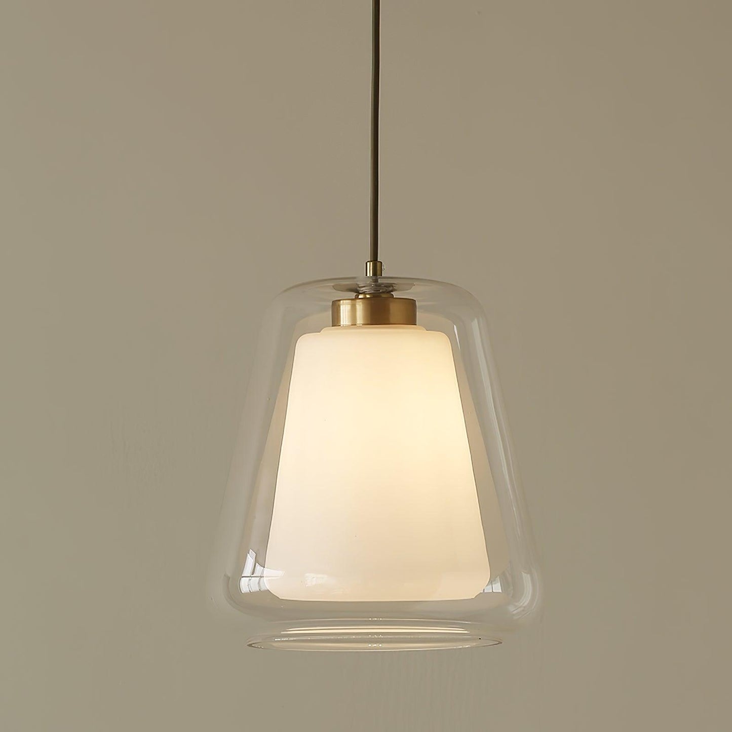 Solace Pendant Hanglamp Goud & Transparent