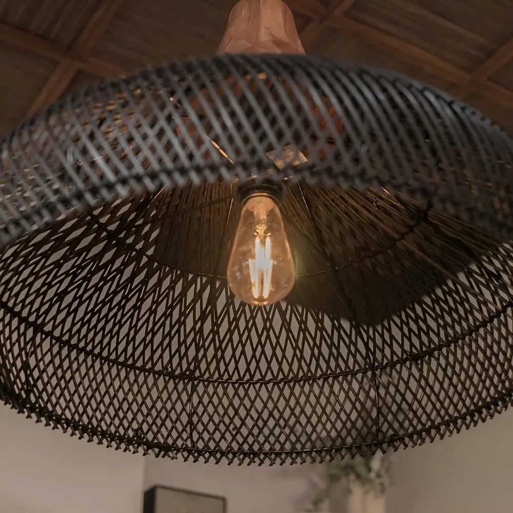 Stellar - Elegante Rieten Hanglamp voor Japandi Interieur