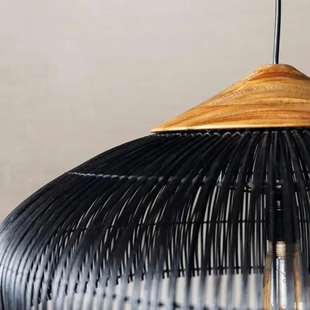 Stellar - Elegante Rieten Hanglamp voor Japandi Interieur