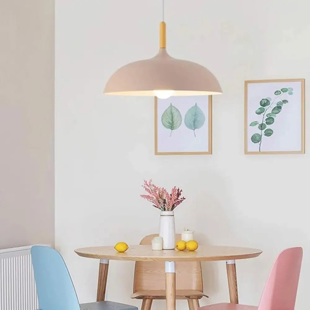 Stellar - Retro Roze Scandinavische Hanglamp