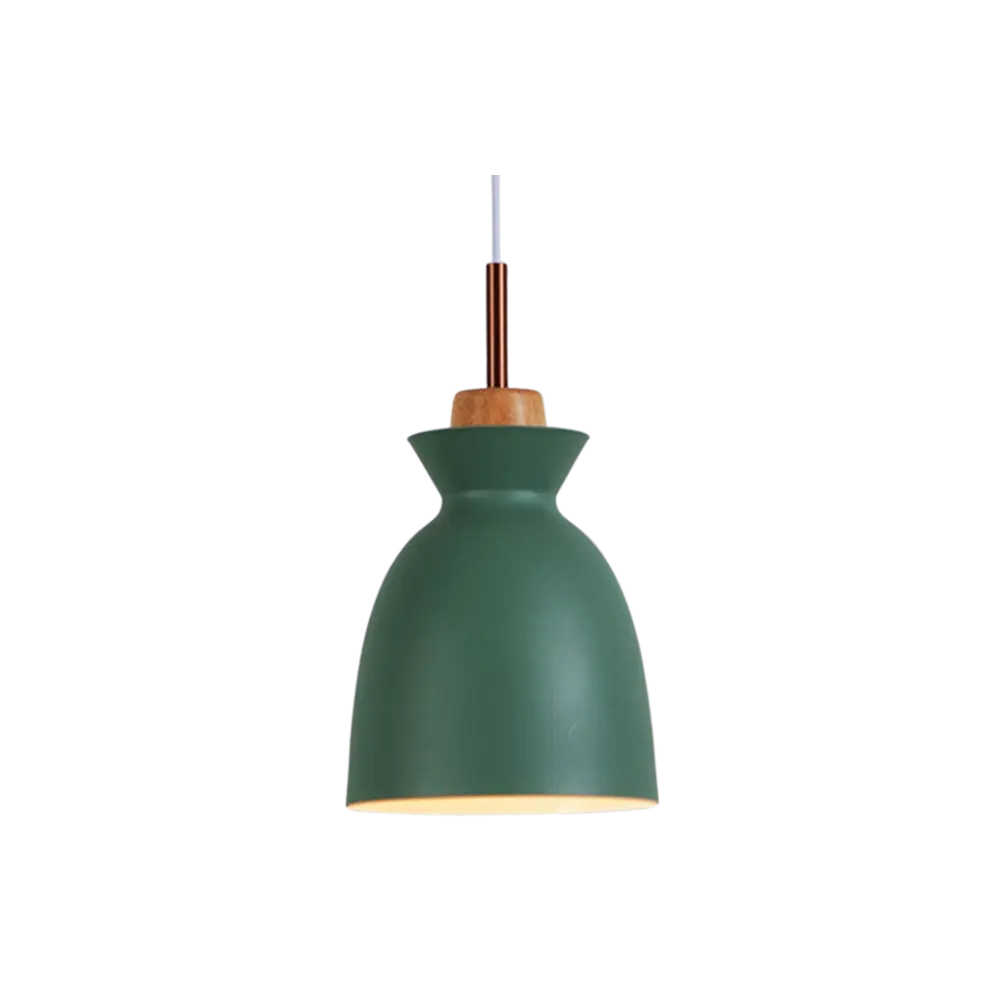 Stellar - Robuuste Forest Beam Hanglamp - Groen ø19 cm