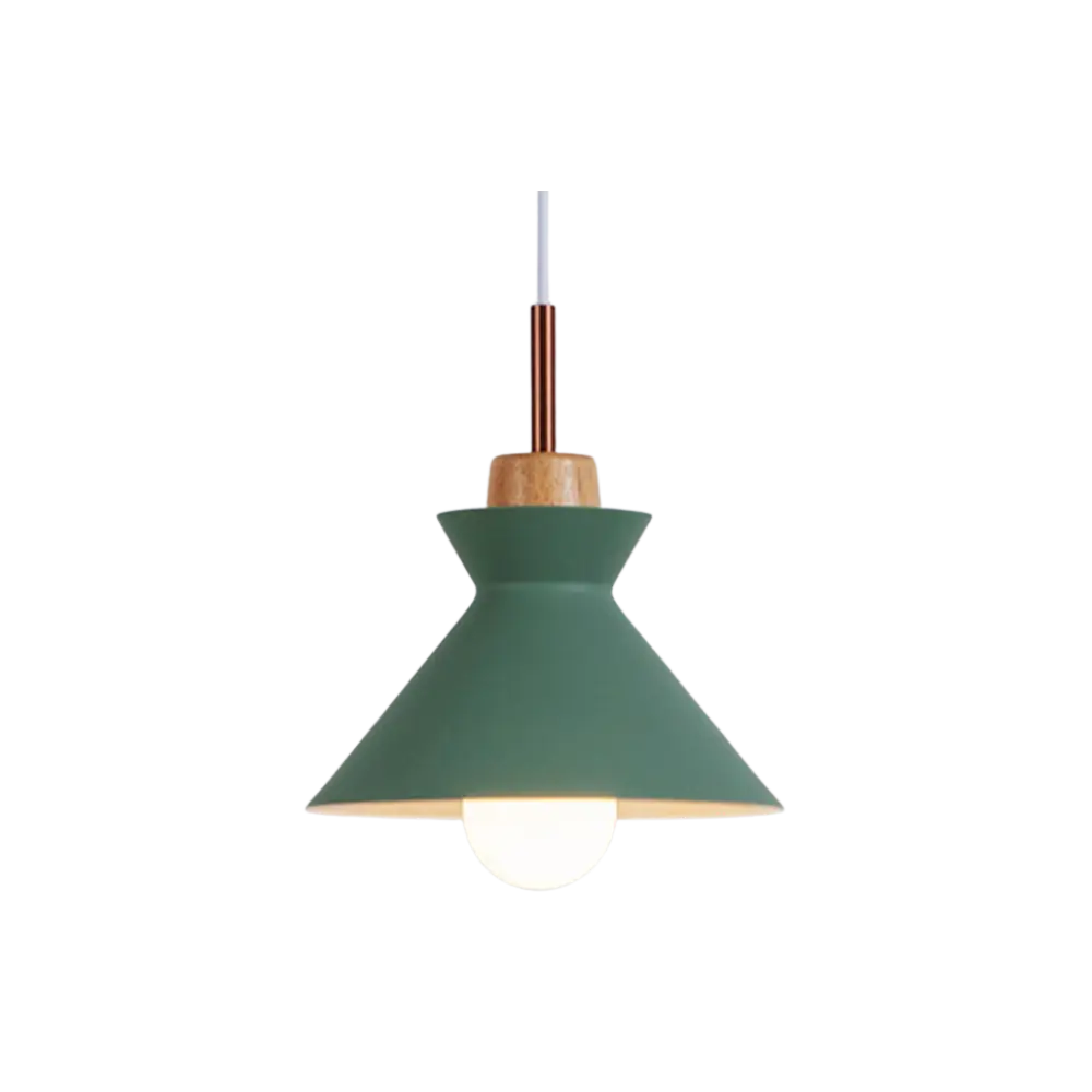 Stellar - Robuuste Forest Beam Hanglamp - Groen ø25 cm