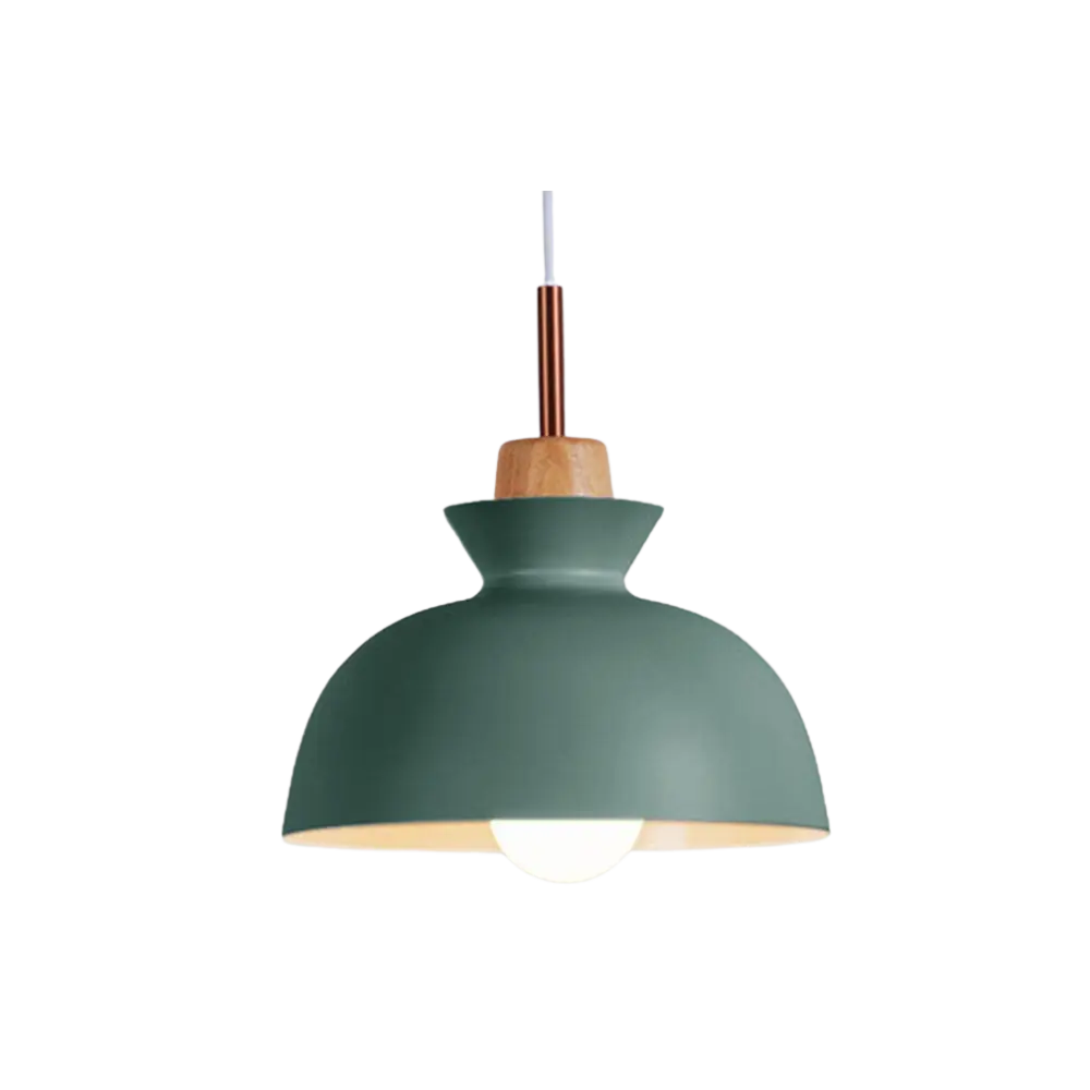 Stellar - Robuuste Forest Beam Hanglamp - Groen ø28 cm