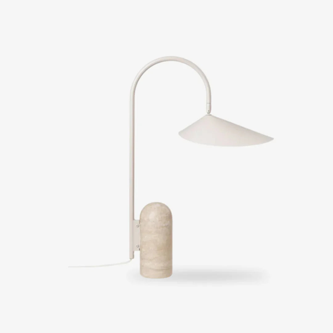 Kōmei Tafellamp – Tijdloze Elegante lamp - Warme Verlichting Breedte 30cm x Hoogte 60cm Beige EU Plug