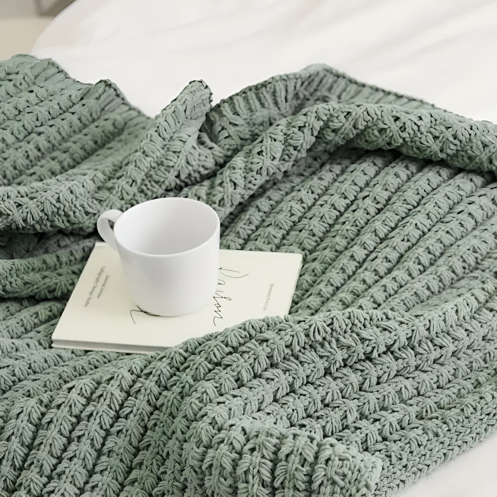 Vintage Chunky Knit Deken