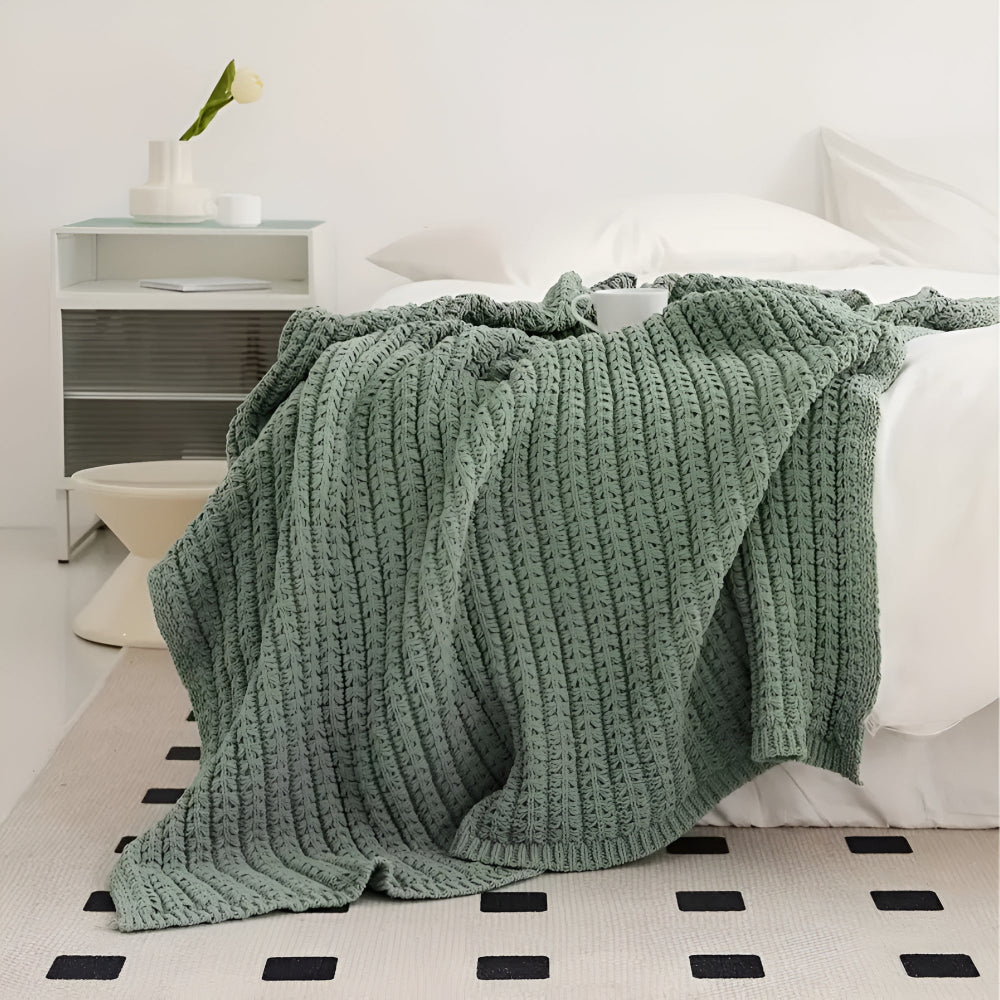 Vintage Chunky Knit Deken