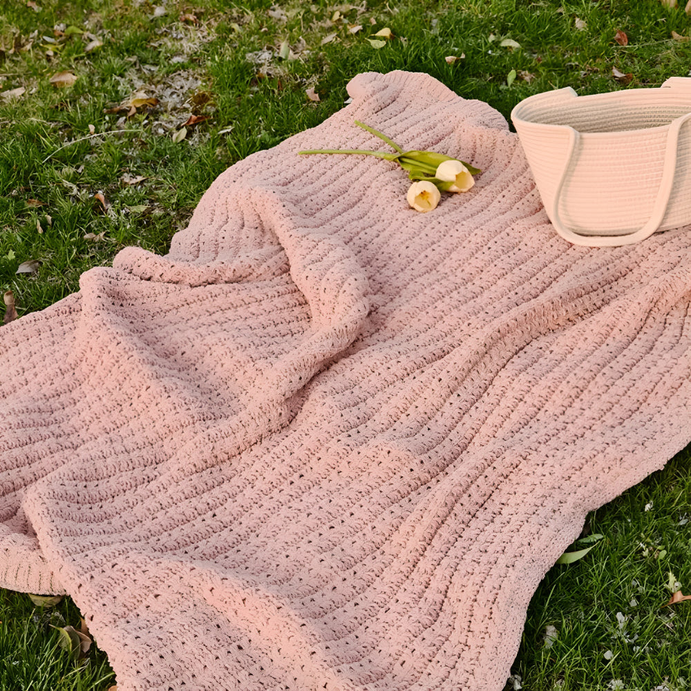 Vintage Chunky Knit Deken