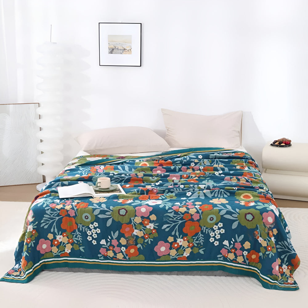 Wildflower Botanische Bliss Katoenen Deken