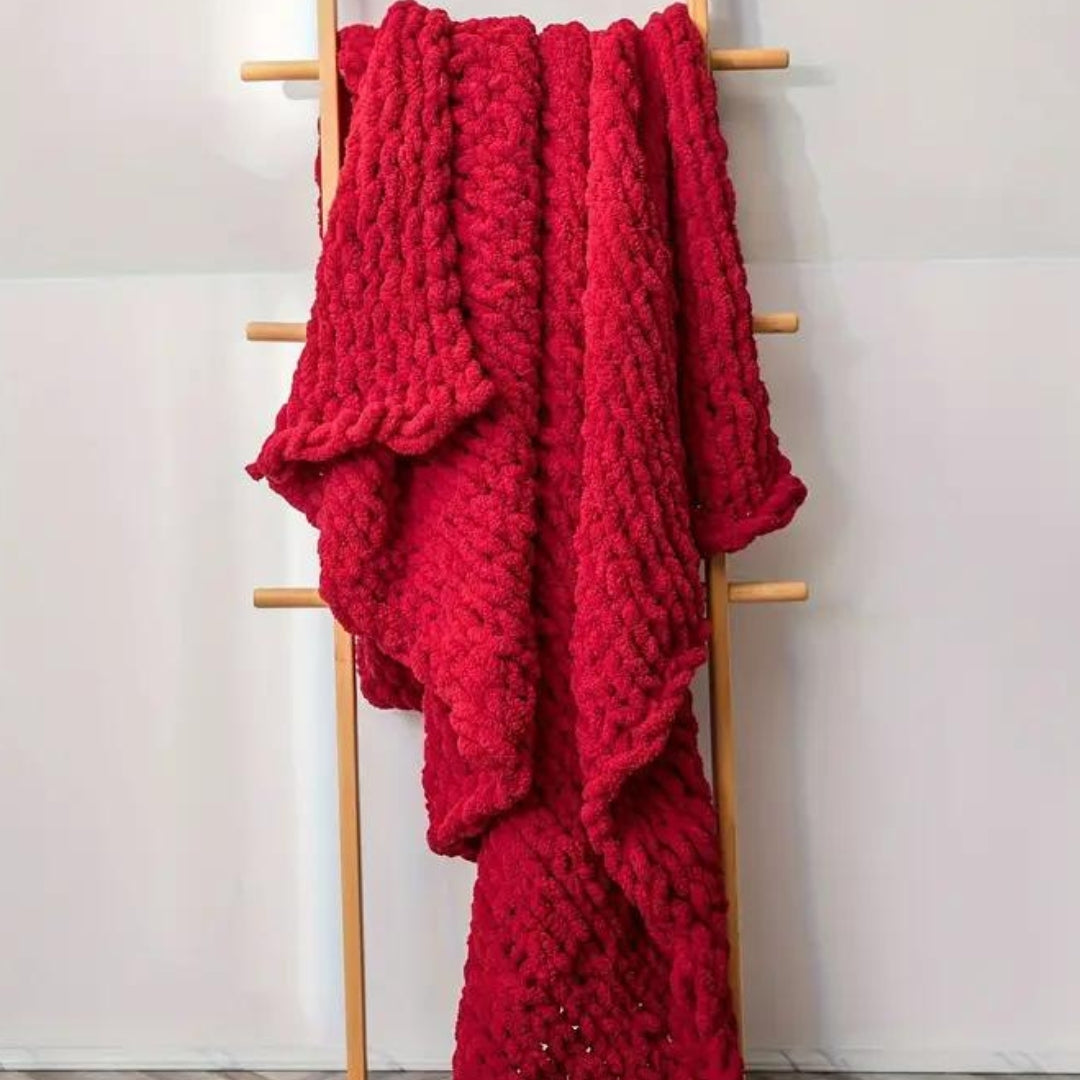 Wolly Wonder Deken - Zacht & Comfortabel Rood