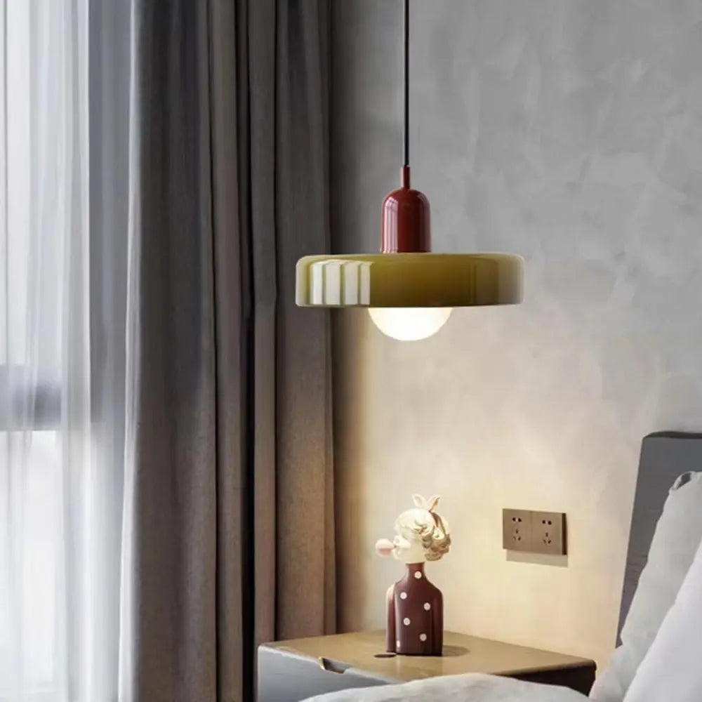 Yoté - Bauhaus Hanglamp - Bordeaux Bruin