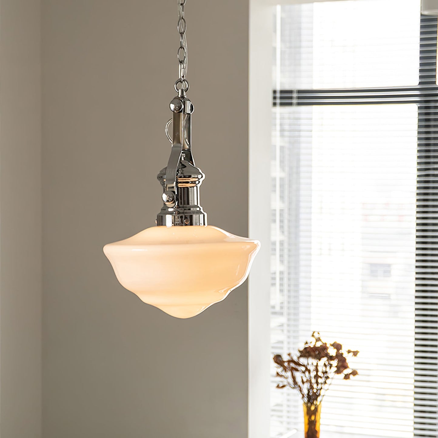 Yoté - Retro Vintage Schoolgebouw Hanglamp