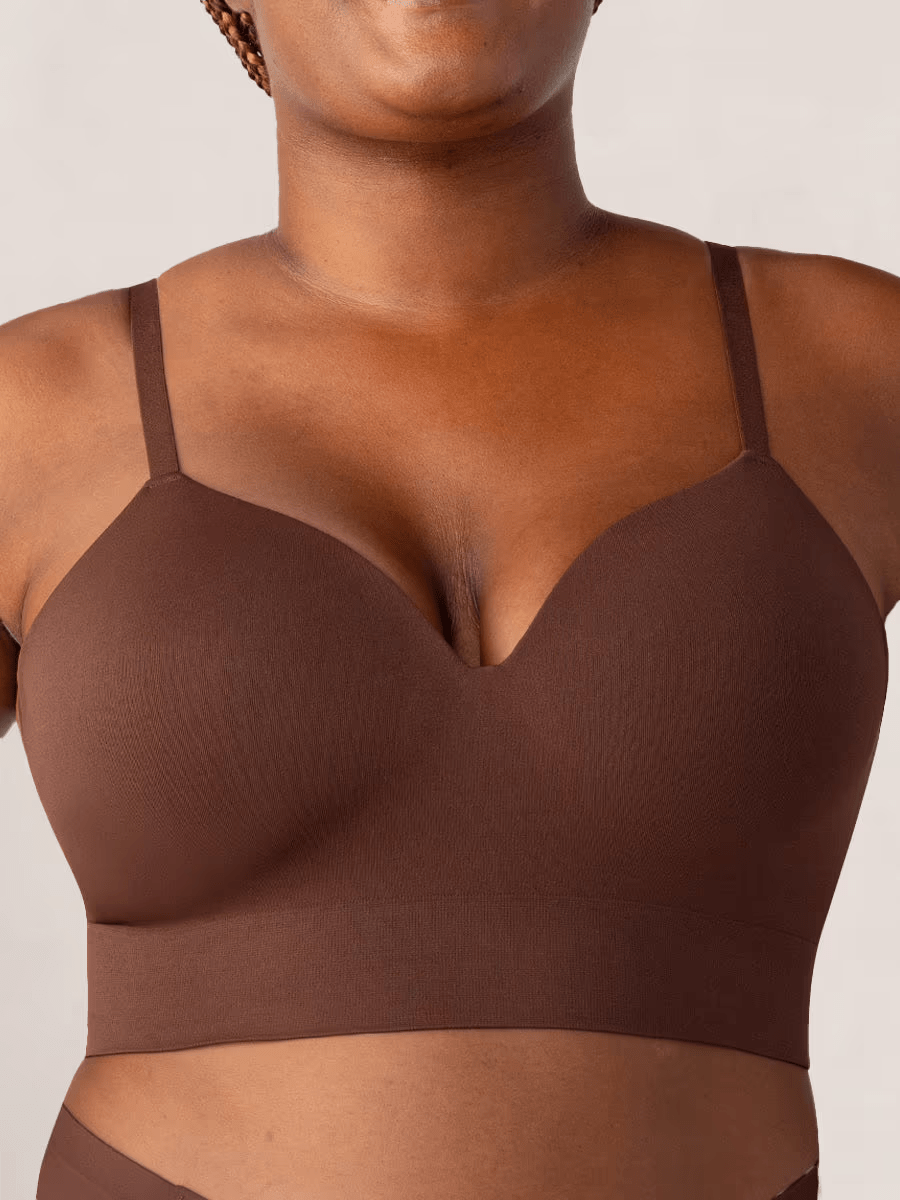 Comfortabele BH Zonder Beugel – Optimale Ondersteuning en Pasvorm Bruin
